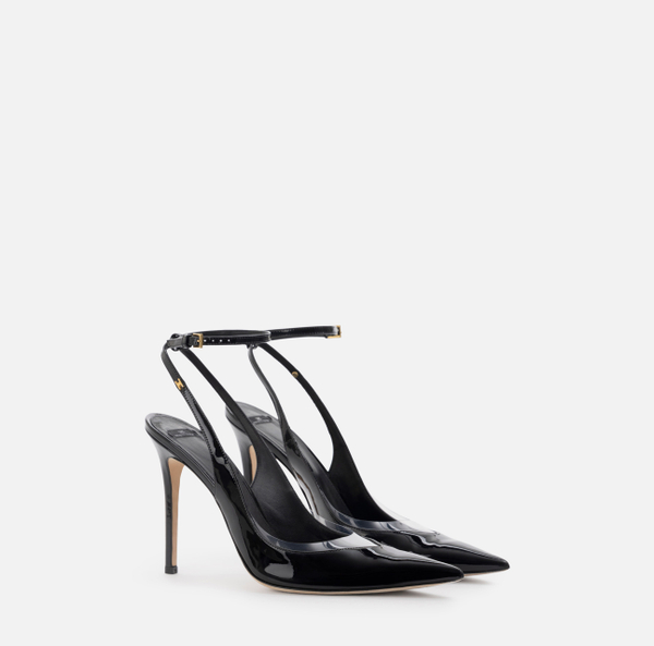 Elisabetta Franchi Escarpins Slingback En Cuir