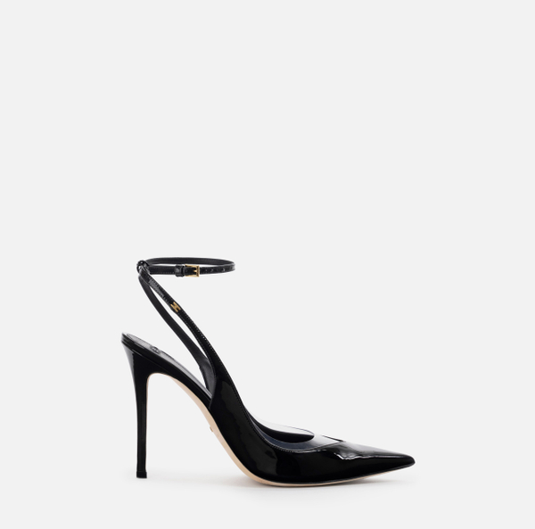 elisabetta franchi Escarpins slingback en cuir