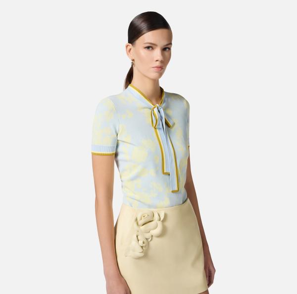 Elisabetta Franchi Haut En Jacquard Floral