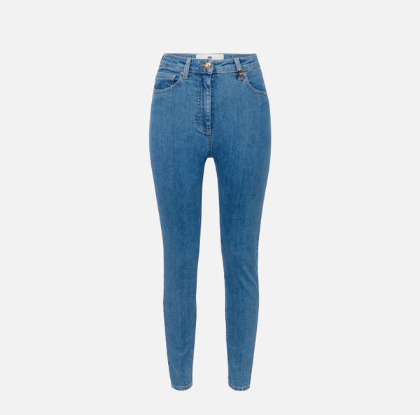 elisabetta franchi Jean skinny avec détail logo