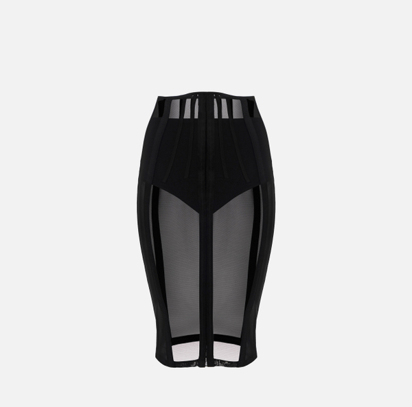 elisabetta franchi Jupe bustier en tulle