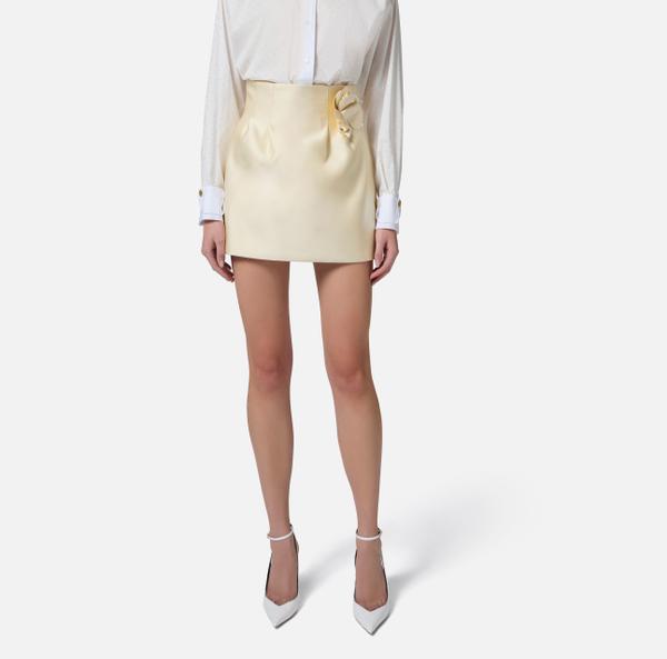 Elisabetta Franchi Jupe En Duchesse Avec Fleur