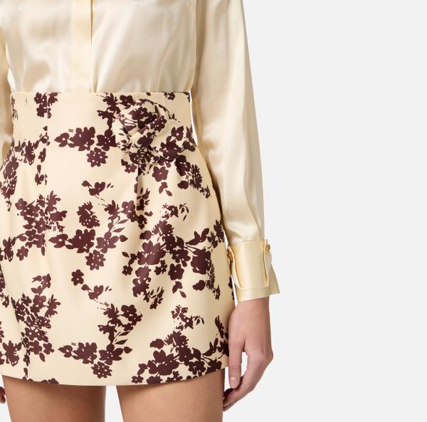 Elisabetta Franchi Jupe Imprimée En Duchesse
