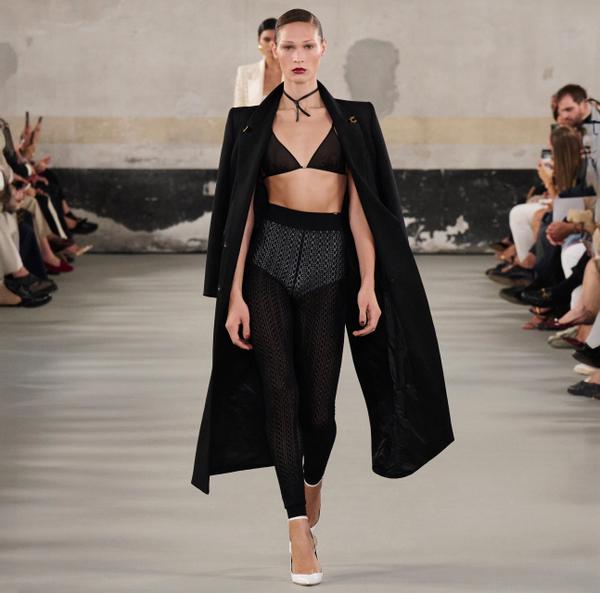 Elisabetta Franchi Leggings En Point Dentelle