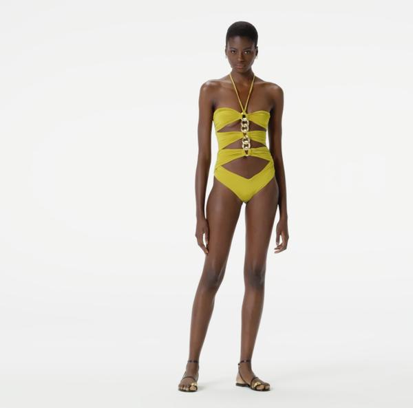 Elisabetta Franchi Maillot De Bain Avec Chaîne