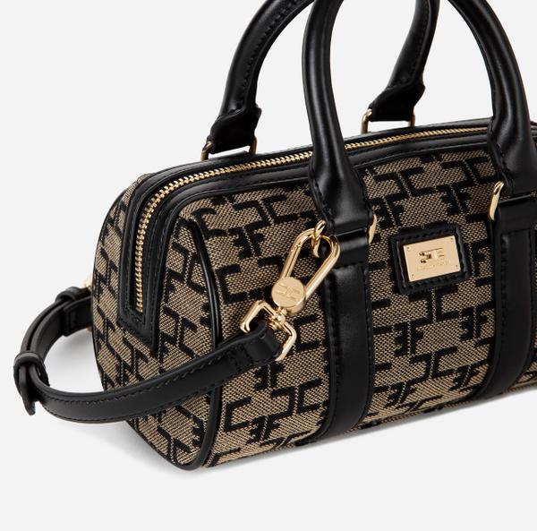 Elisabetta Franchi Mini Bauletto Monogram Travel