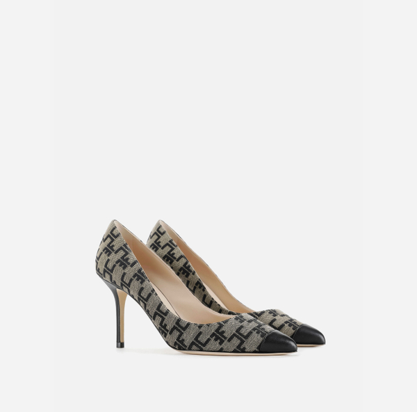 Elisabetta Franchi Monogram Decolleté