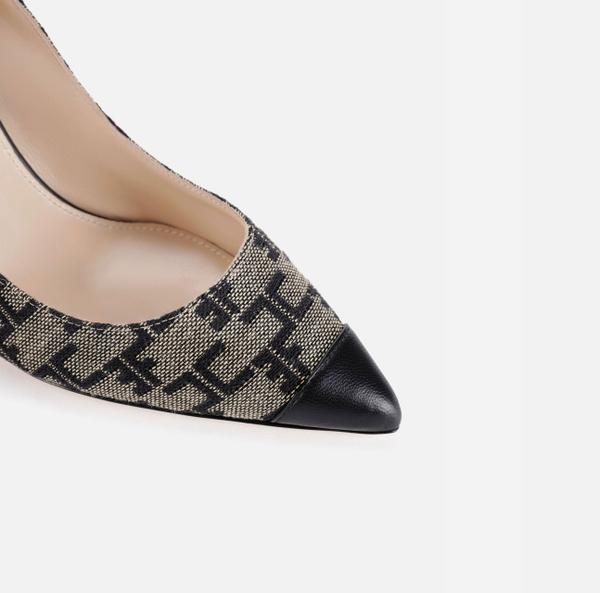 Elisabetta Franchi Monogram Decolleté