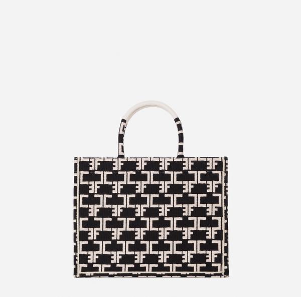 Elisabetta Franchi Monogram Tote Medium
