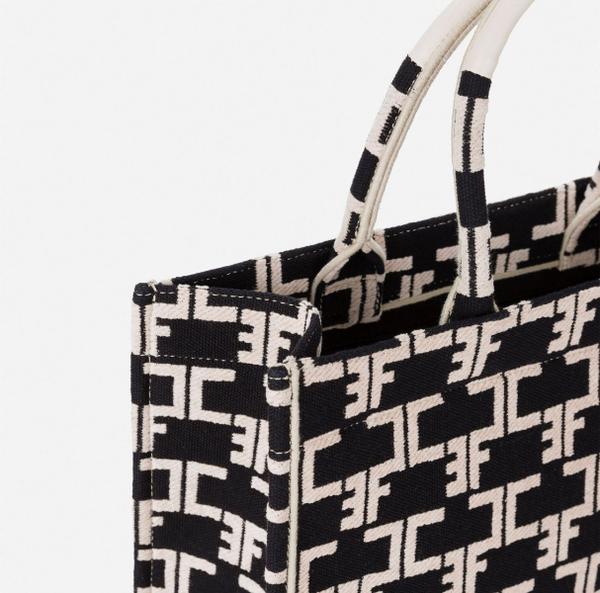Elisabetta Franchi Monogram Tote Medium