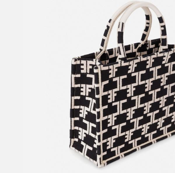 Elisabetta Franchi Monogram Tote Small