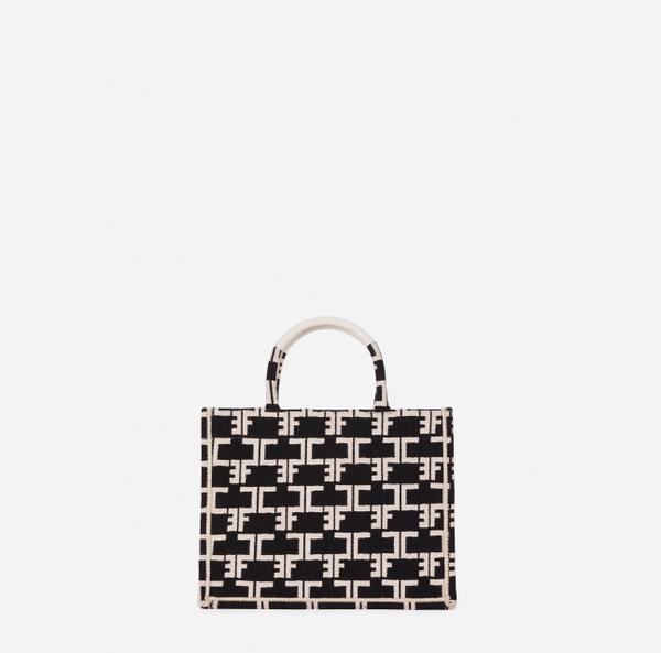 elisabetta franchi Monogram Tote Small