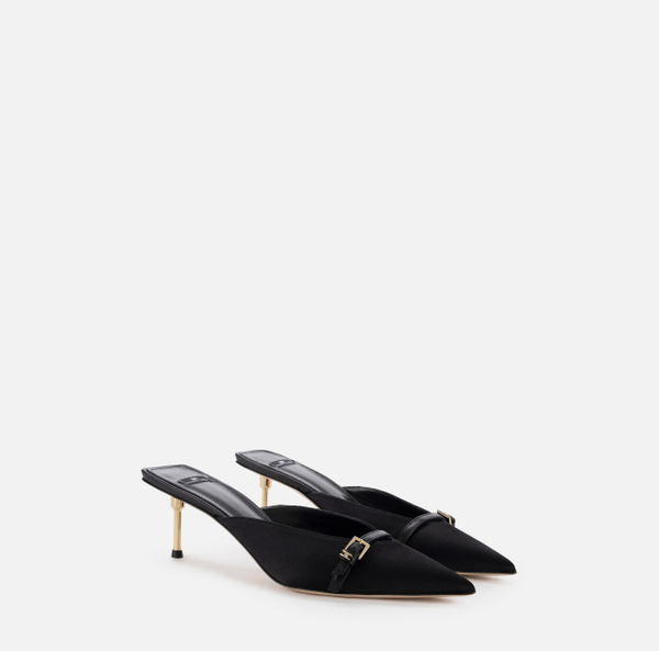 Elisabetta Franchi Mules Avec Talon Sculpture