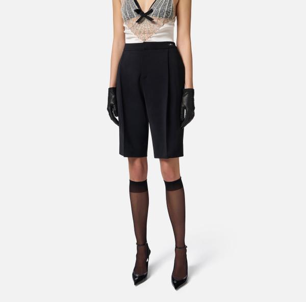 Elisabetta Franchi Pantalon En Crêpe Léger