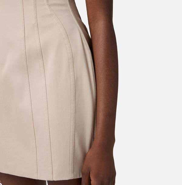 Elisabetta Franchi Robe Bustier En Coton