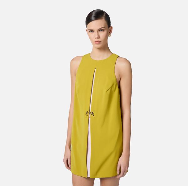 Elisabetta Franchi Robe En Crêpe Bicolore