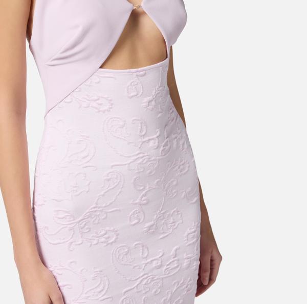 Elisabetta Franchi Robe En Jacquard Floral