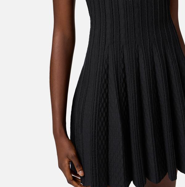 Elisabetta Franchi Robe En Tricot Plissée