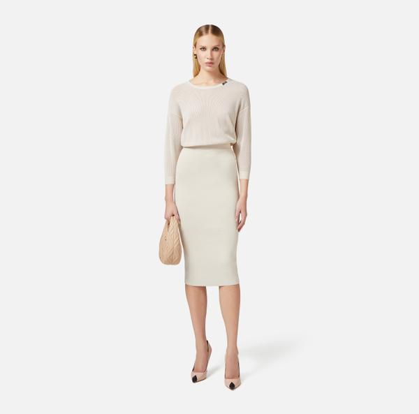 Elisabetta Franchi Robe En Viscose Lurex