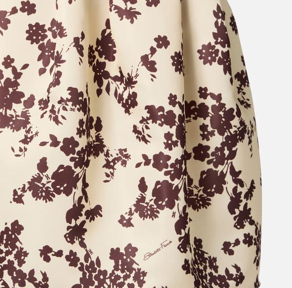 Elisabetta Franchi Robe Poupée En Duchesse Imprimé