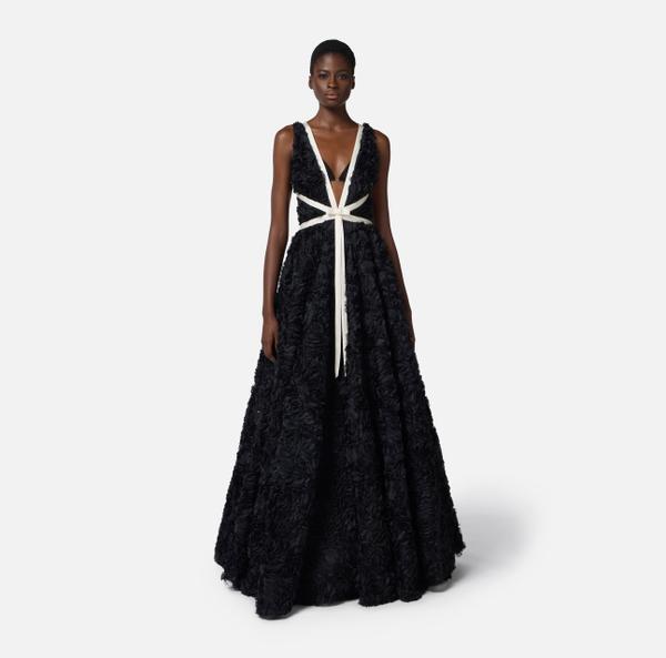 Elisabetta Franchi Robe Red Carpet En Tulle