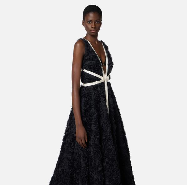 Elisabetta Franchi Robe Red Carpet En Tulle