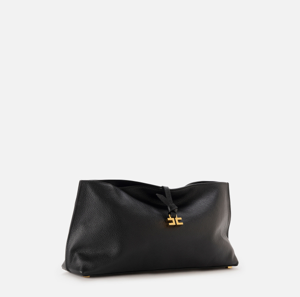 Elisabetta Franchi Sac Clutch Boulevard En Cuir