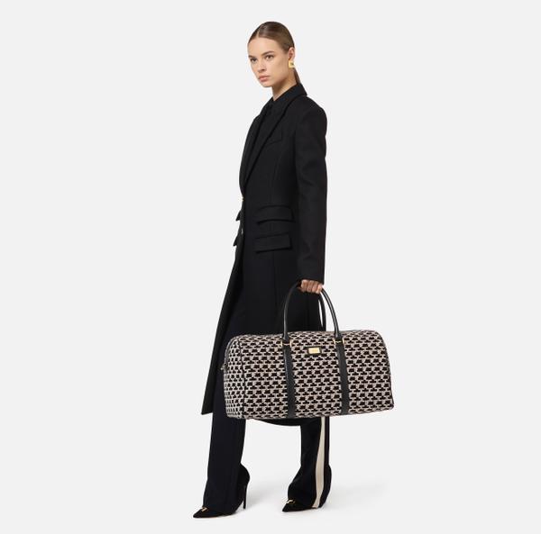 Elisabetta Franchi Sac Week-End Monogram Travel
