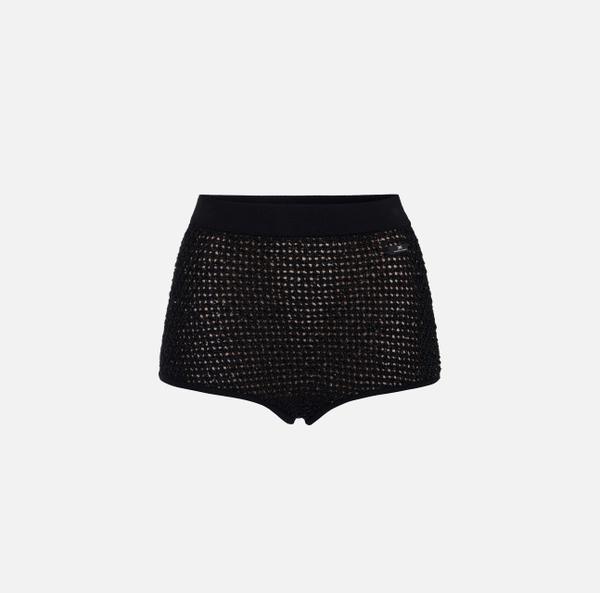 elisabetta franchi Short en jersey et tulle