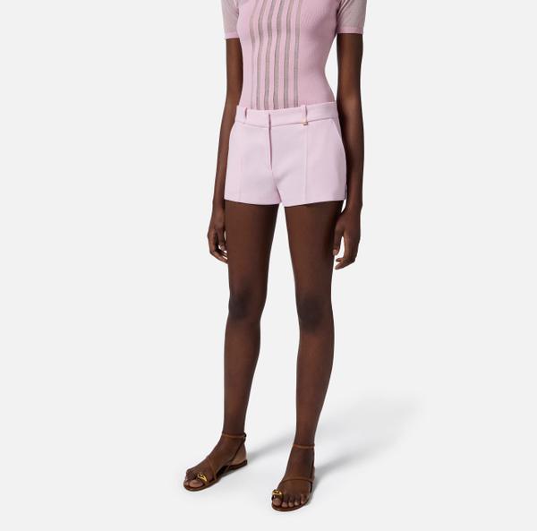 Elisabetta Franchi Short En Laine Froide Légère