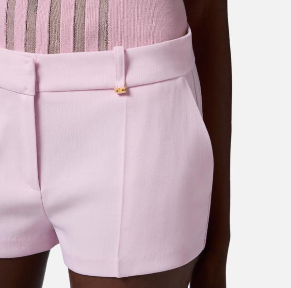 Elisabetta Franchi Short En Laine Froide Légère