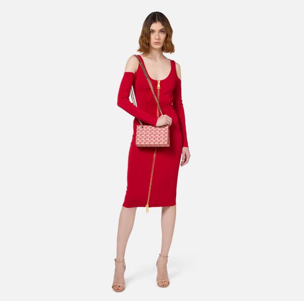 Elisabetta Franchi Shoulder Monogram Mini