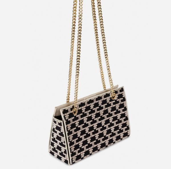 Elisabetta Franchi Shoulder Monogram Mini