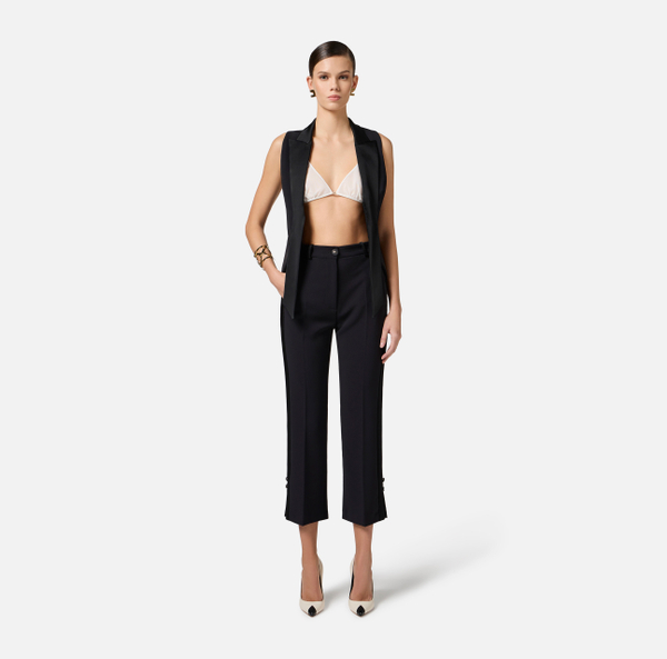 Elisabetta Franchi Soutien-gorge En Satin Et Tulle