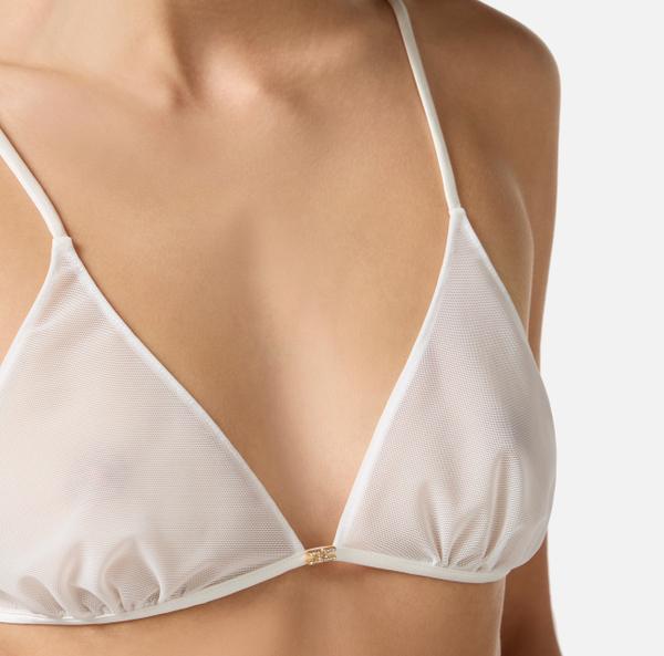 Elisabetta Franchi Soutien-gorge En Satin Et Tulle