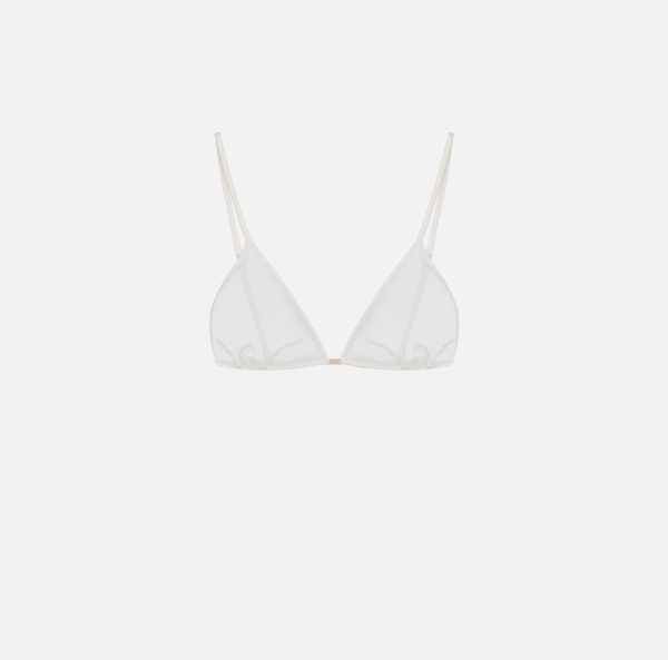 elisabetta franchi Soutien-gorge en satin et tulle