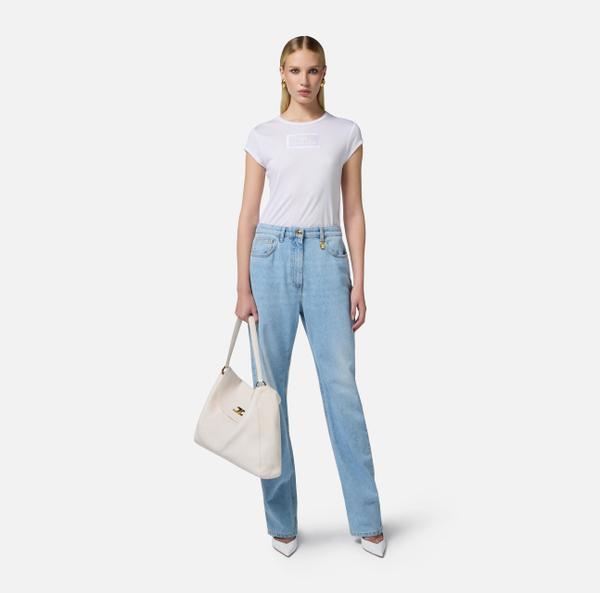 Elisabetta Franchi T-shirt En Jersey Avec Broderie