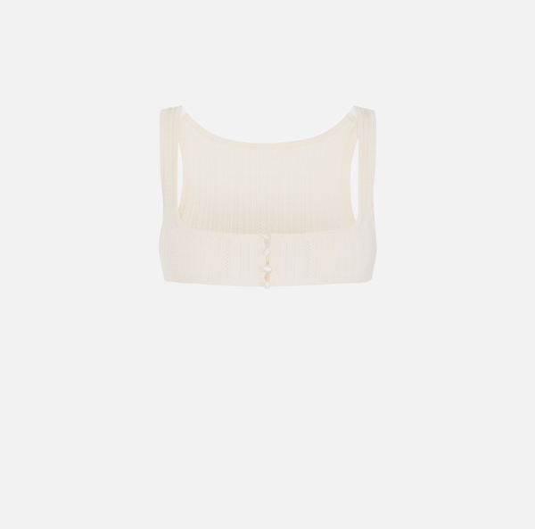 elisabetta franchi Top en fil de viscose