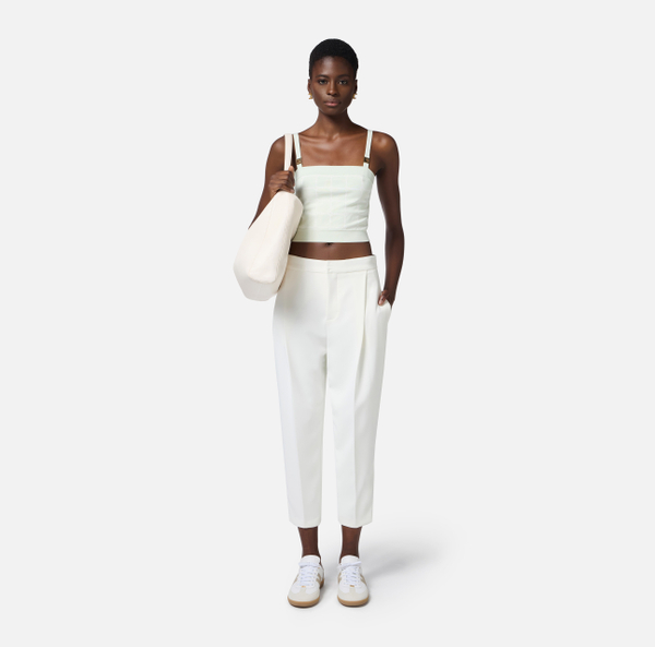 Elisabetta Franchi Top En Jacquard Avec Logo