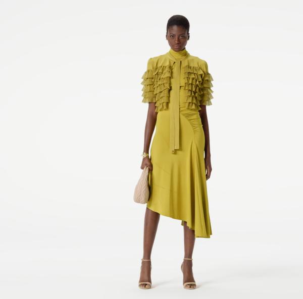 Elisabetta Franchi Top En Tricot Avec Ruches