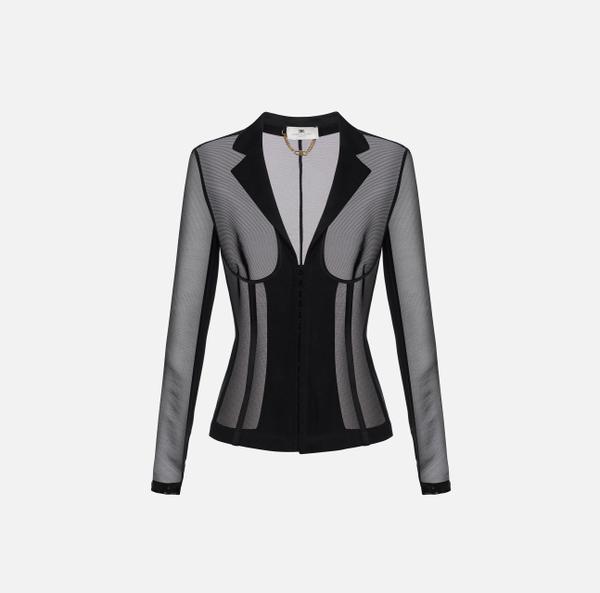 elisabetta franchi Veste bustier en tulle