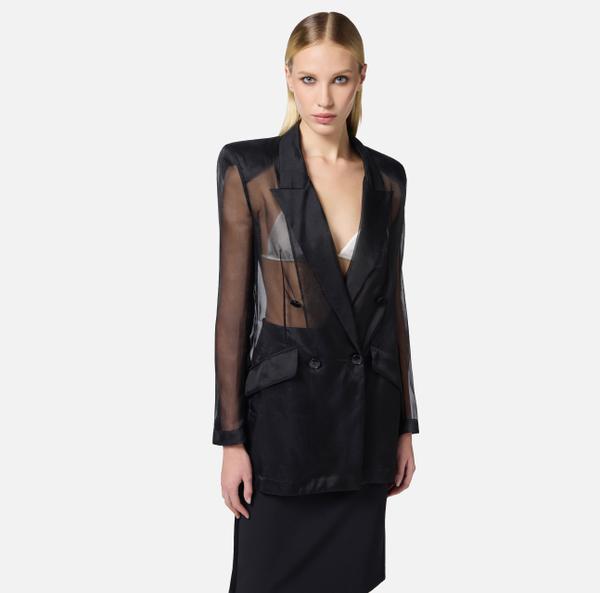 Elisabetta Franchi Veste En Organdi