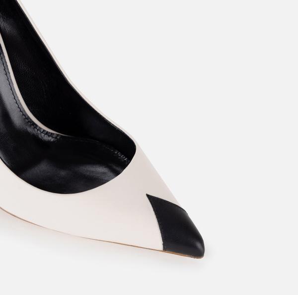 Elisabetta Franchi Escarpins En Cuir Nappa Avec Embout Étoile