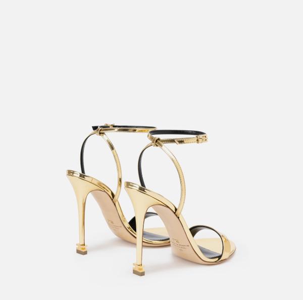 Elisabetta Franchi Étoile Sandalen Van Metallic Stof