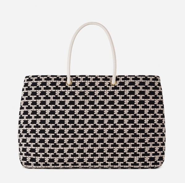 Elisabetta Franchi Madame Sac Shopper Monogram Avec Logo