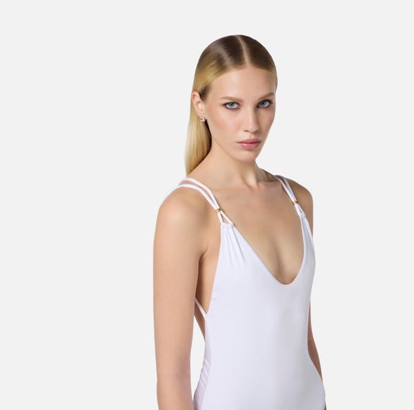 Elisabetta Franchi Maillot De Bain Avec Lacets Et Logo