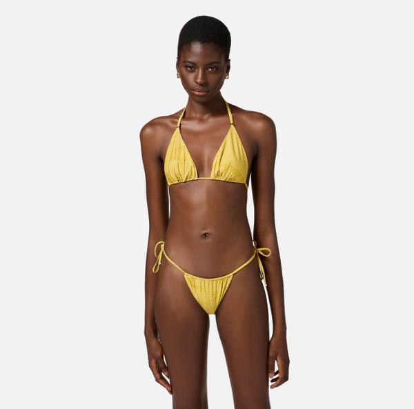 Elisabetta Franchi Maillot De Bain Deux Pièces Avec Imprimé Pois Et Rubans