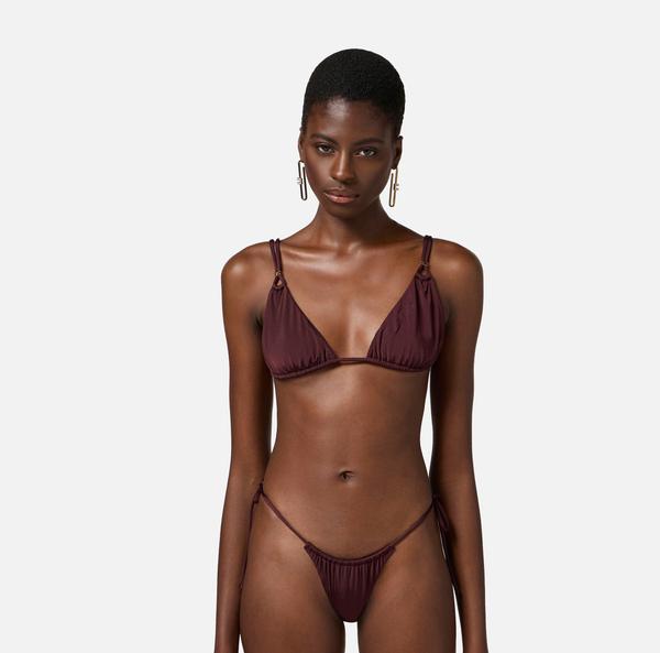 Elisabetta Franchi Maillot De Bain Deux Pièces Avec Lacets Et Logo