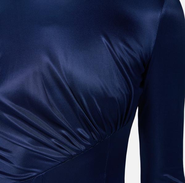 Elisabetta Franchi Robe Asymétrique En Jersey Brillant