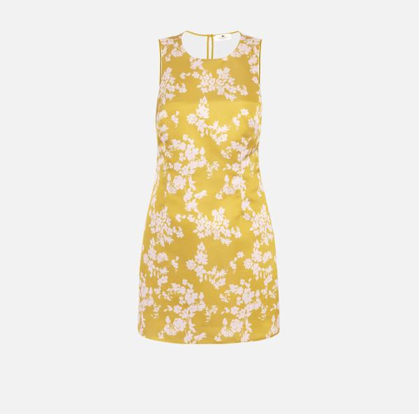 elisabetta franchi Robe en duchesse imprimé et tulle